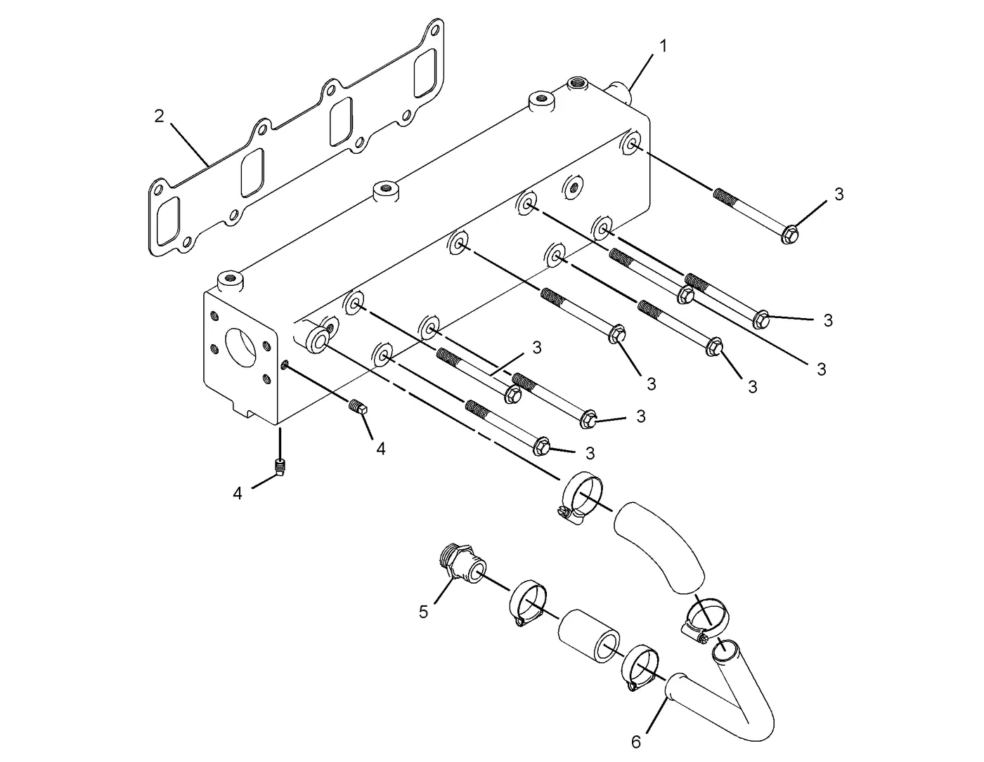 C4.4 · AIR INLET AND EXHAUST SYSTEM · 268-4268 CAT parts diagram