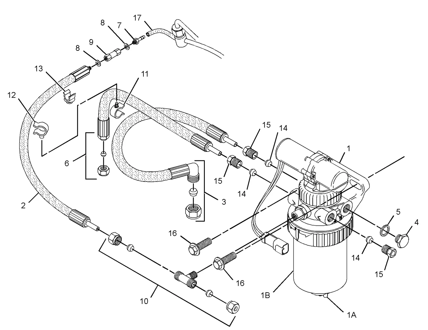 C4.4 · FUEL SYSTEM · 265-3858 CAT parts diagram