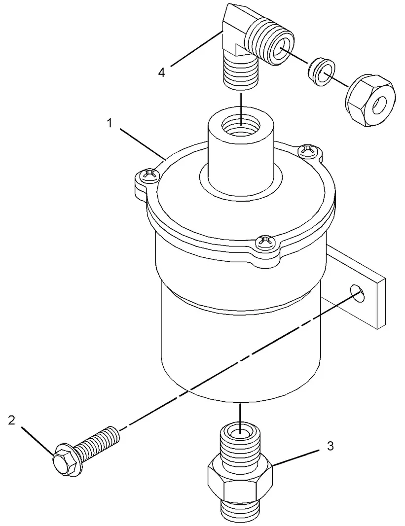 C4.4 · FUEL SYSTEM · 288-6608 CAT parts diagram