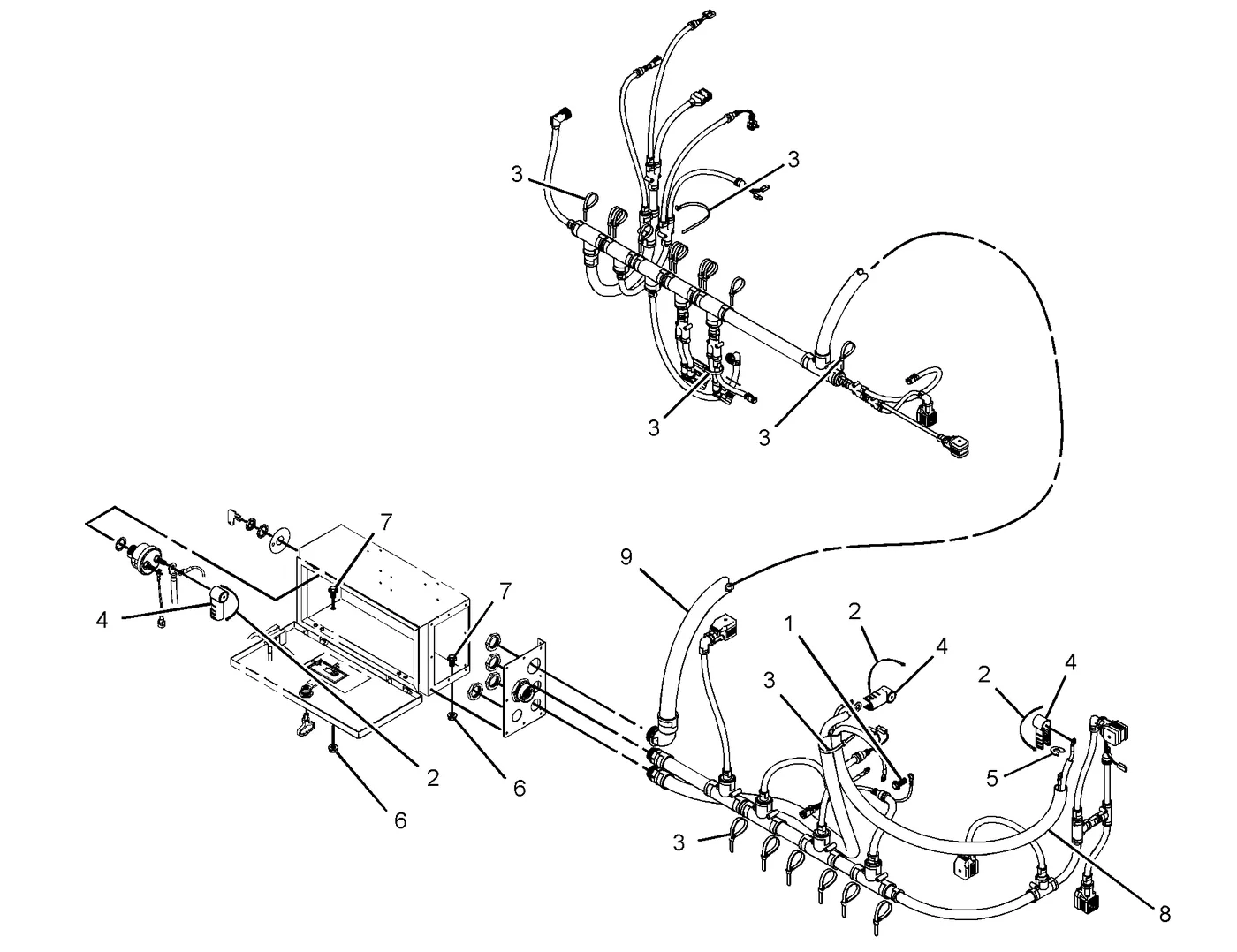 C4.4 · ELECTRICAL AND STARTING SYSTEM · 290-5529 CAT parts diagram