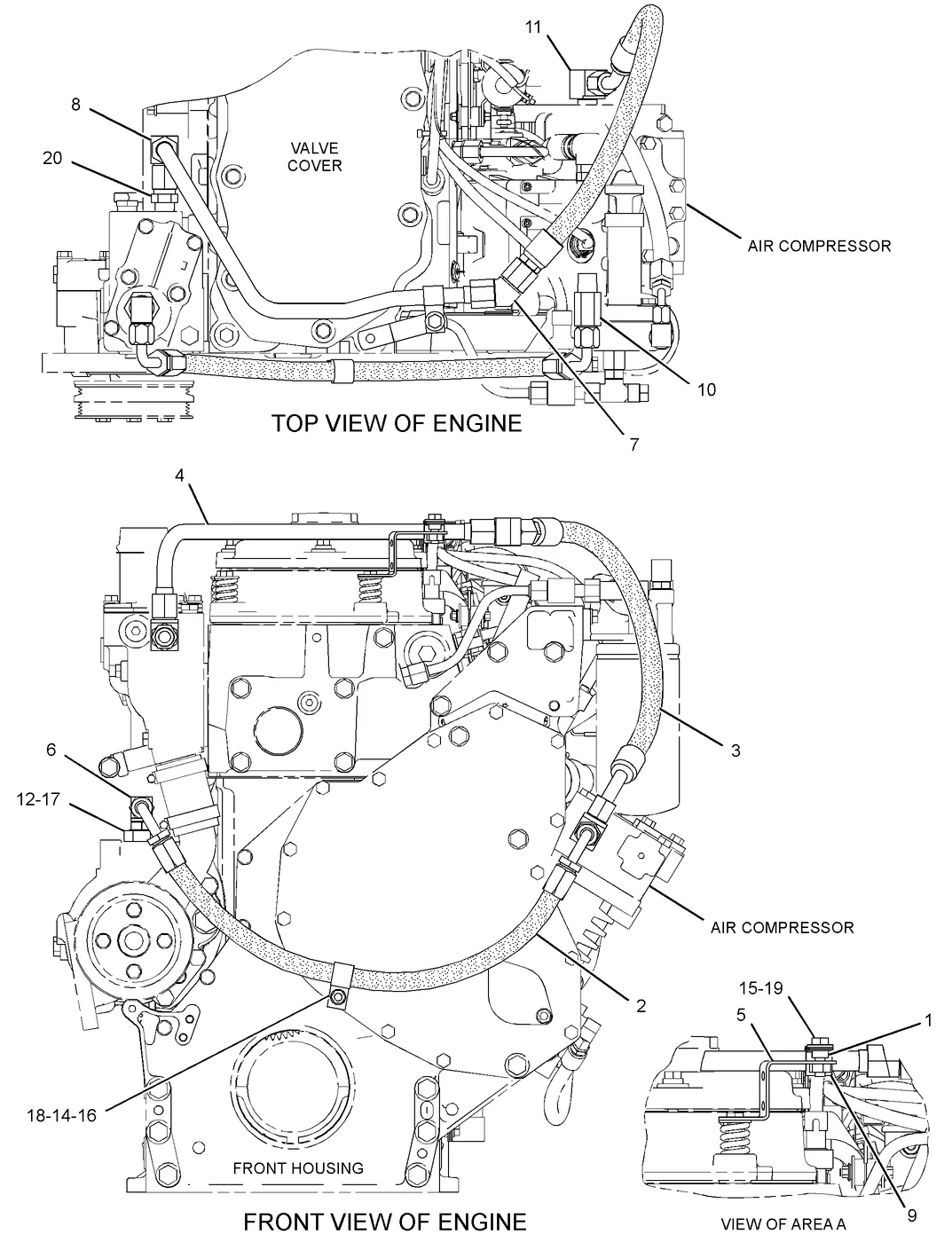 C7 · BASIC ENGINE · 287-7895 CAT parts diagram