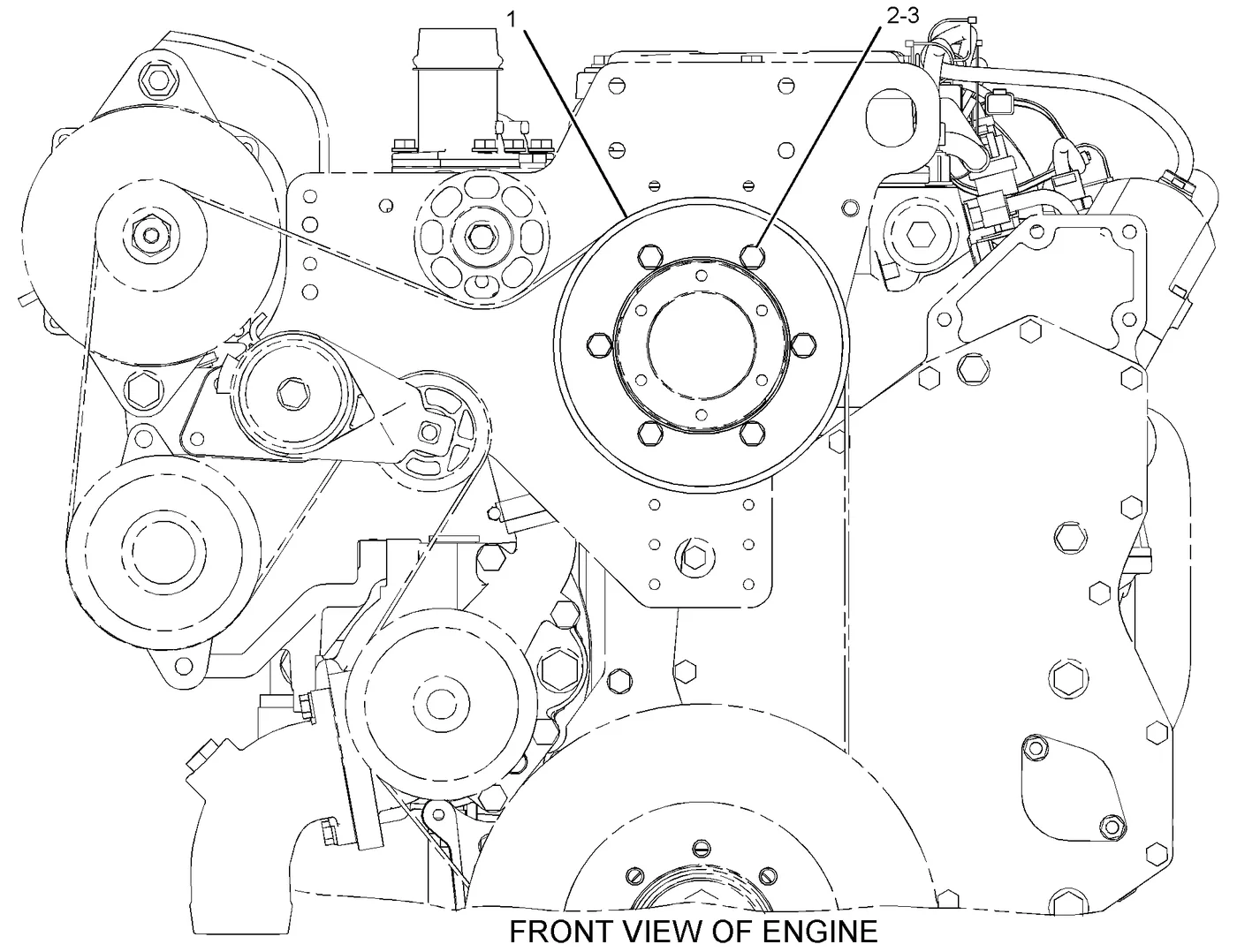 C7 · BASIC ENGINE · 312-3725 CAT parts diagram