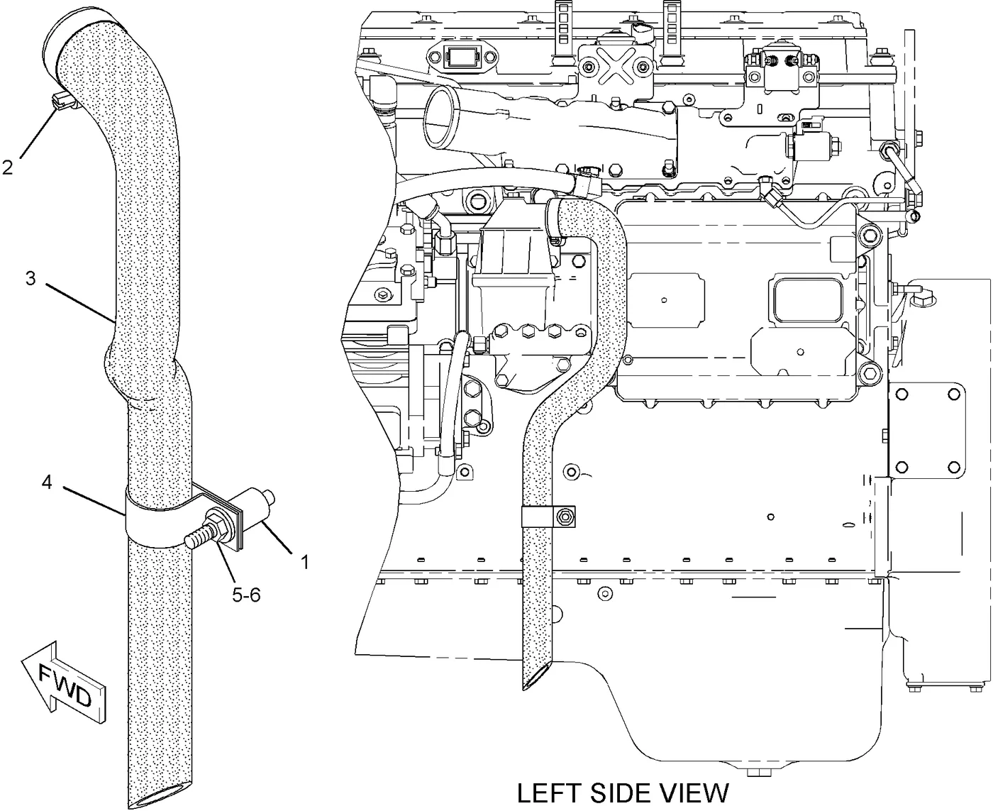 C7 · LUBRICATION SYSTEM · 220-1194 CAT parts diagram