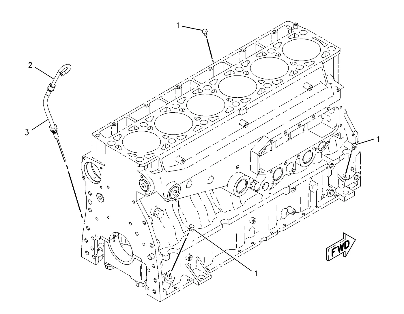 C7 · LUBRICATION SYSTEM · 203-1257