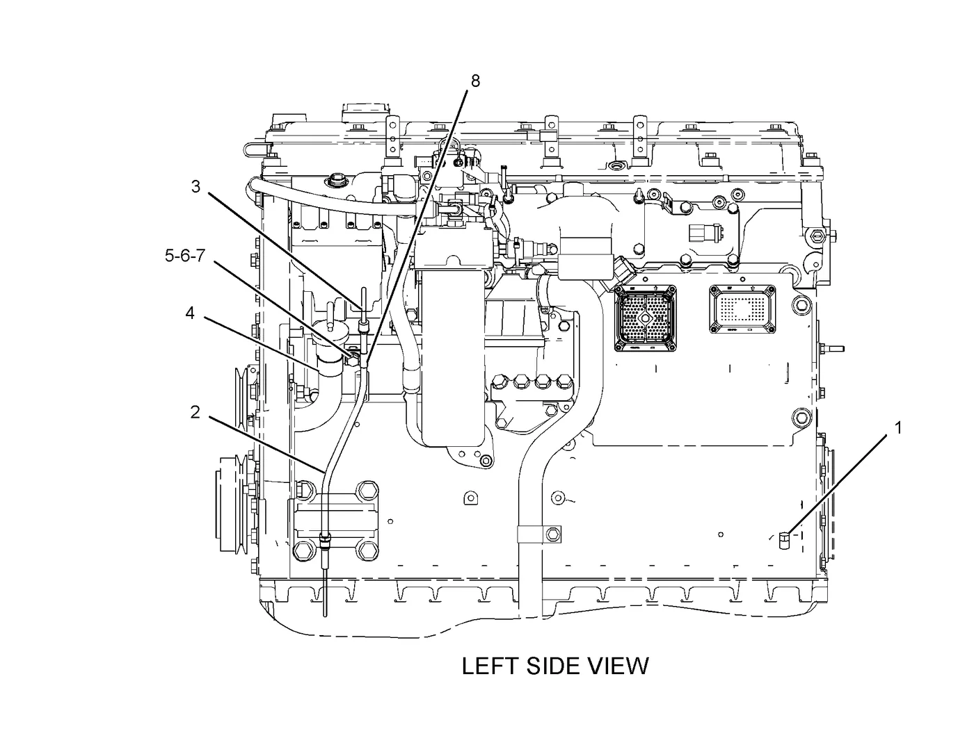 C7 · LUBRICATION SYSTEM · 238-8178 CAT parts diagram