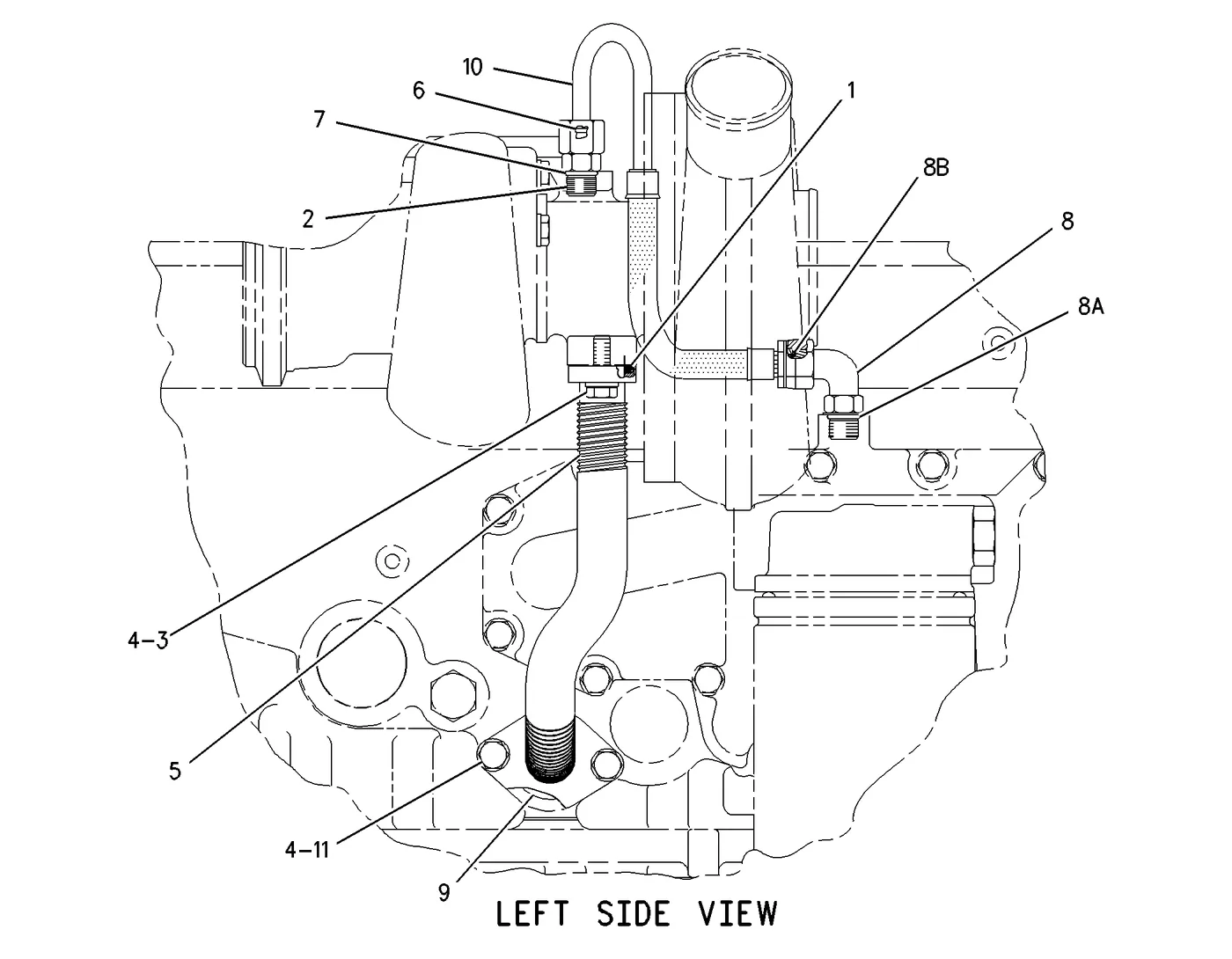 C7 · LUBRICATION SYSTEM · 159-0285 CAT parts diagram