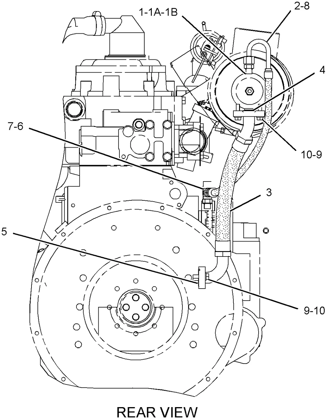 C7 · LUBRICATION SYSTEM · 198-0030 CAT parts diagram
