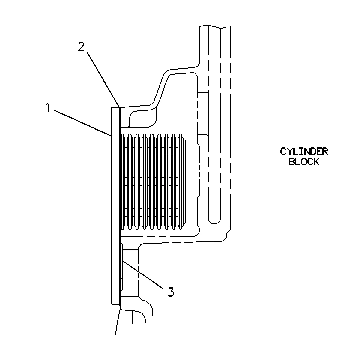 C7 · COOLING SYSTEM · 117-3643 CAT parts diagram
