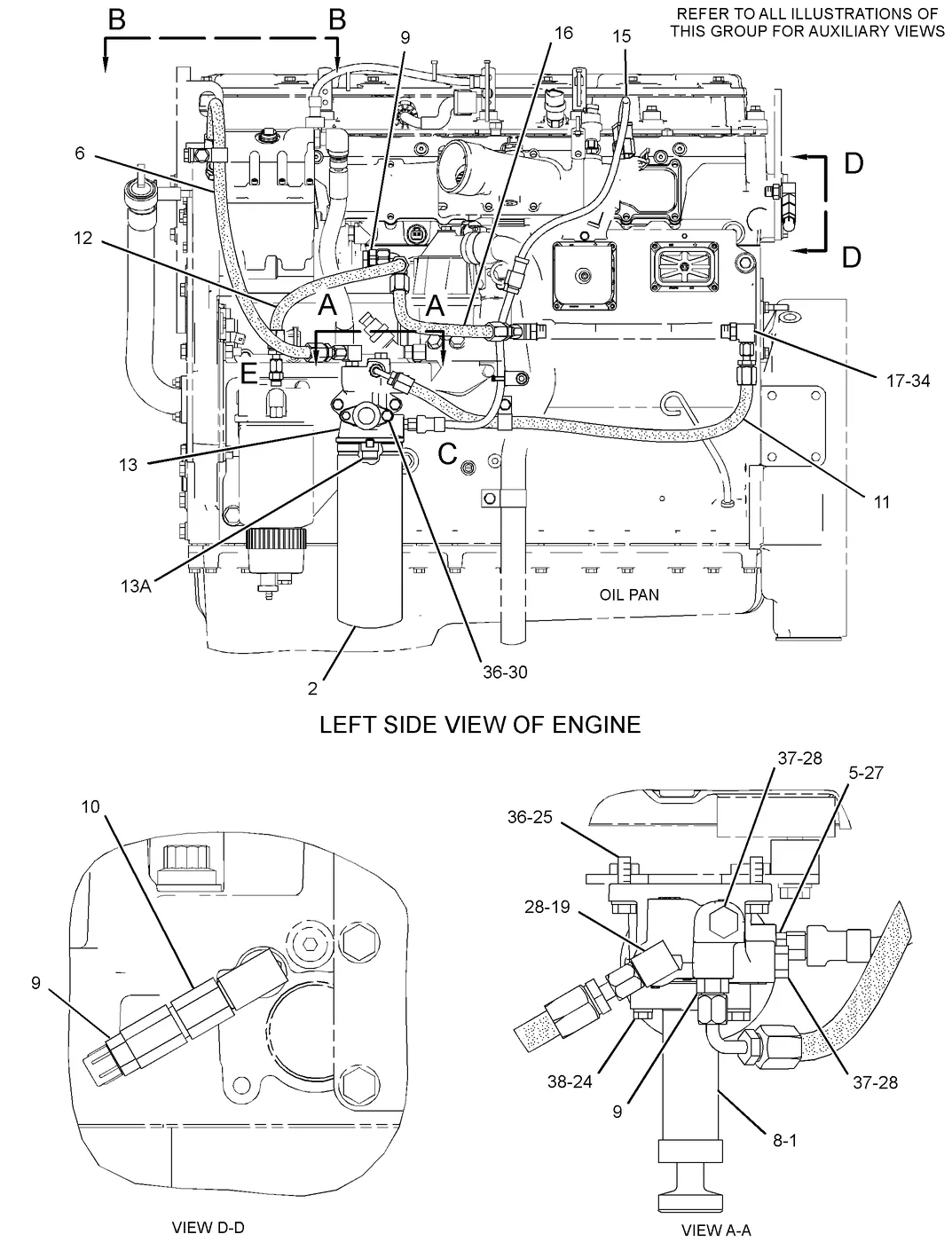 C7 · FUEL SYSTEM · 291-5537 CAT parts diagram