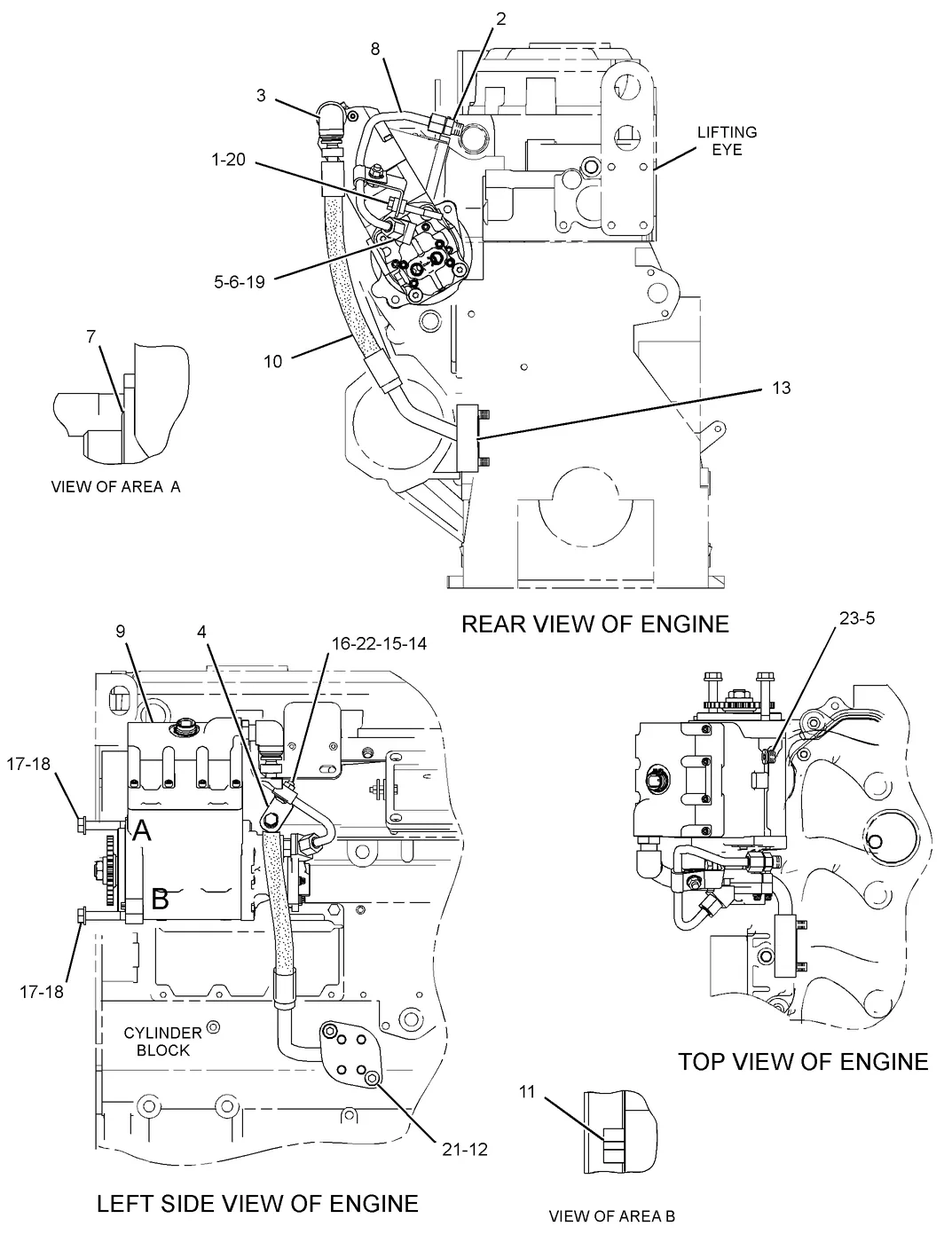 C7 · FUEL SYSTEM · 307-8541 CAT parts diagram