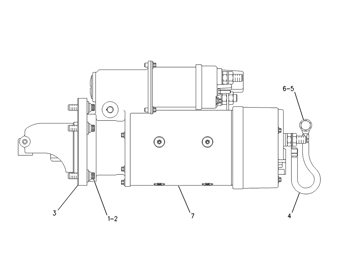 C7 · ELECTRICAL AND STARTING SYSTEM · 153-2369 CAT parts diagram