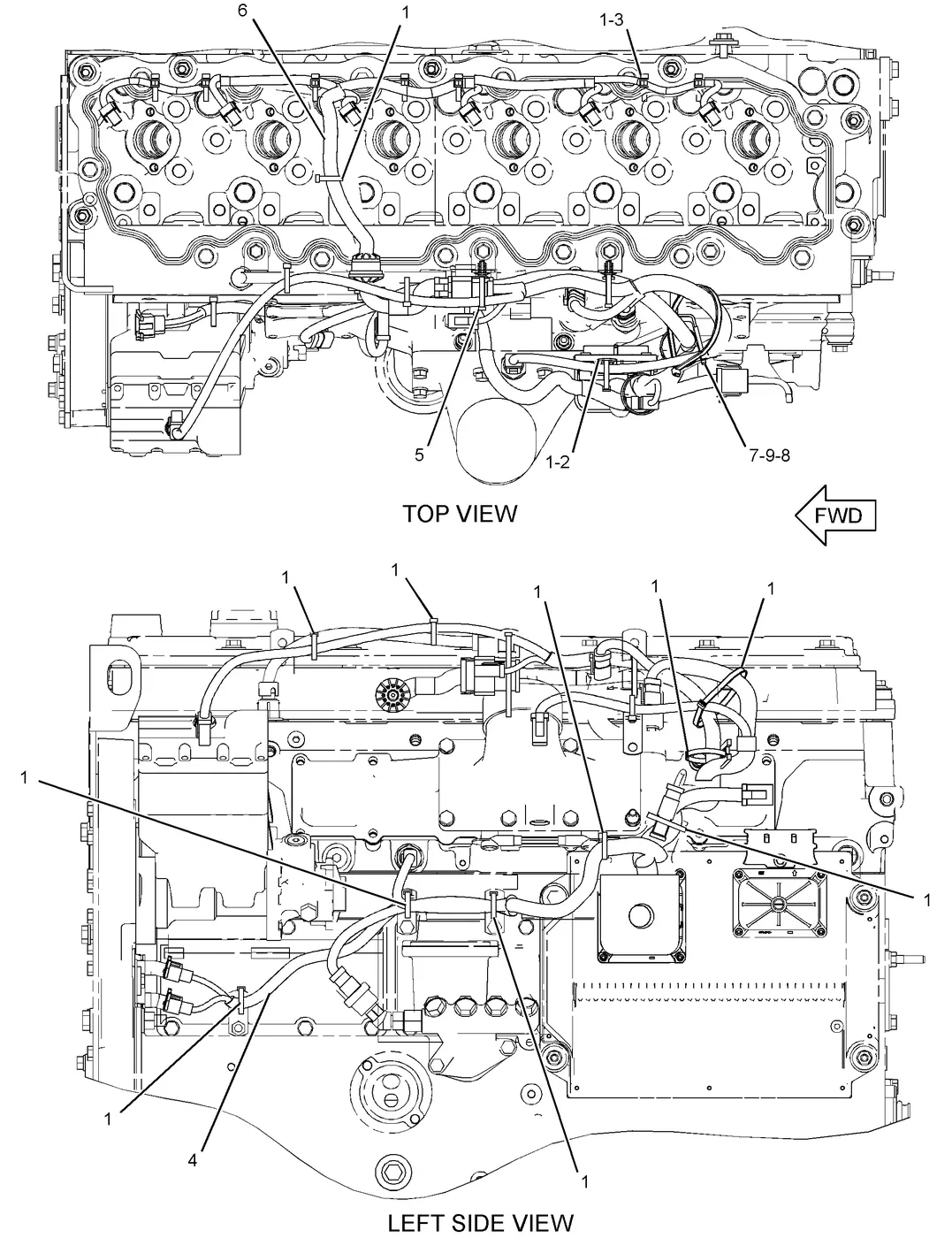C7 · ELECTRICAL AND STARTING SYSTEM · 198-2714 CAT parts diagram