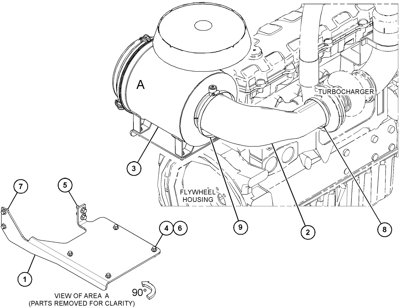 C9 · LUBRICATION SYSTEM · 241-7783 CAT parts diagram