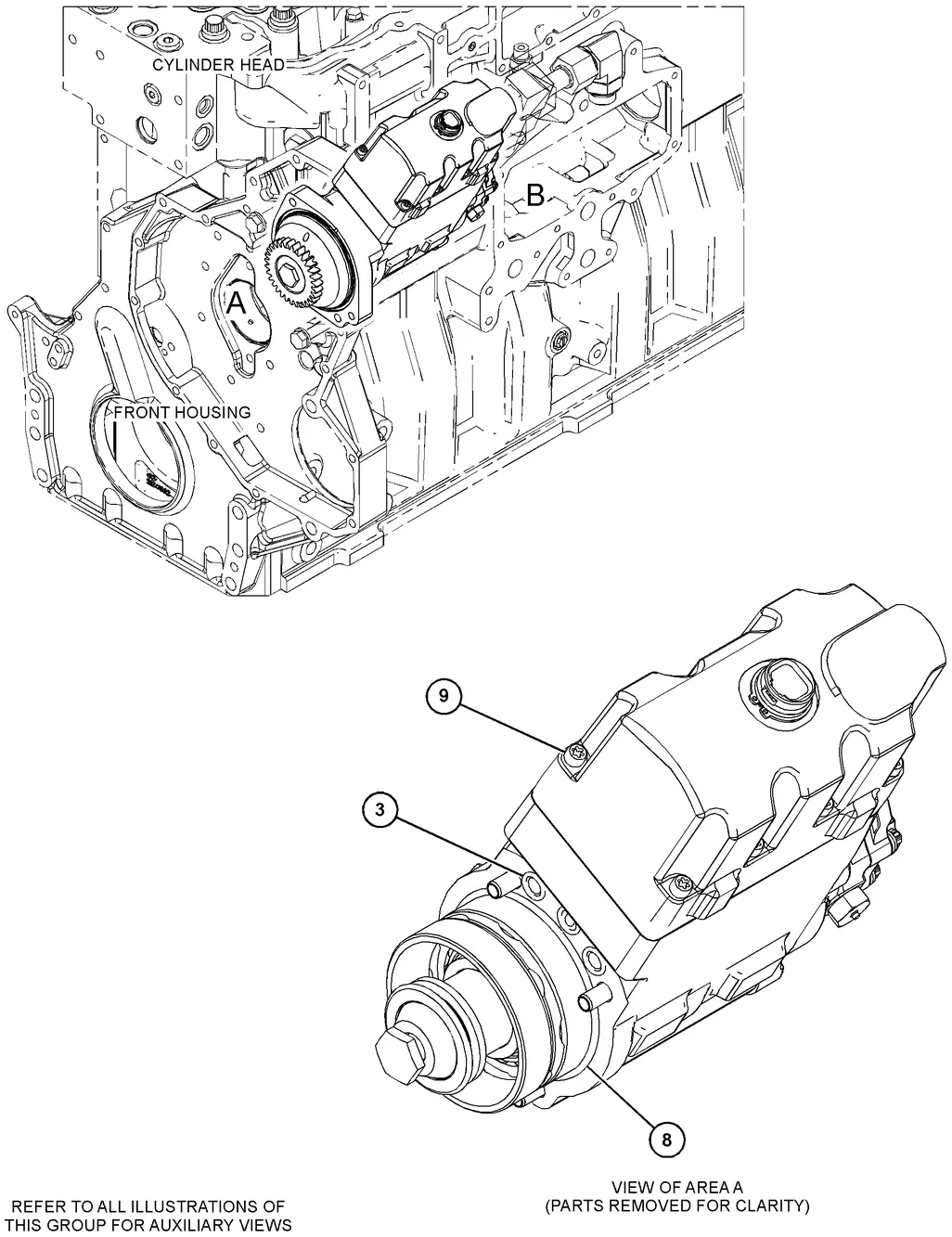 C9 · FUEL SYSTEM · 416-2712 CAT parts diagram