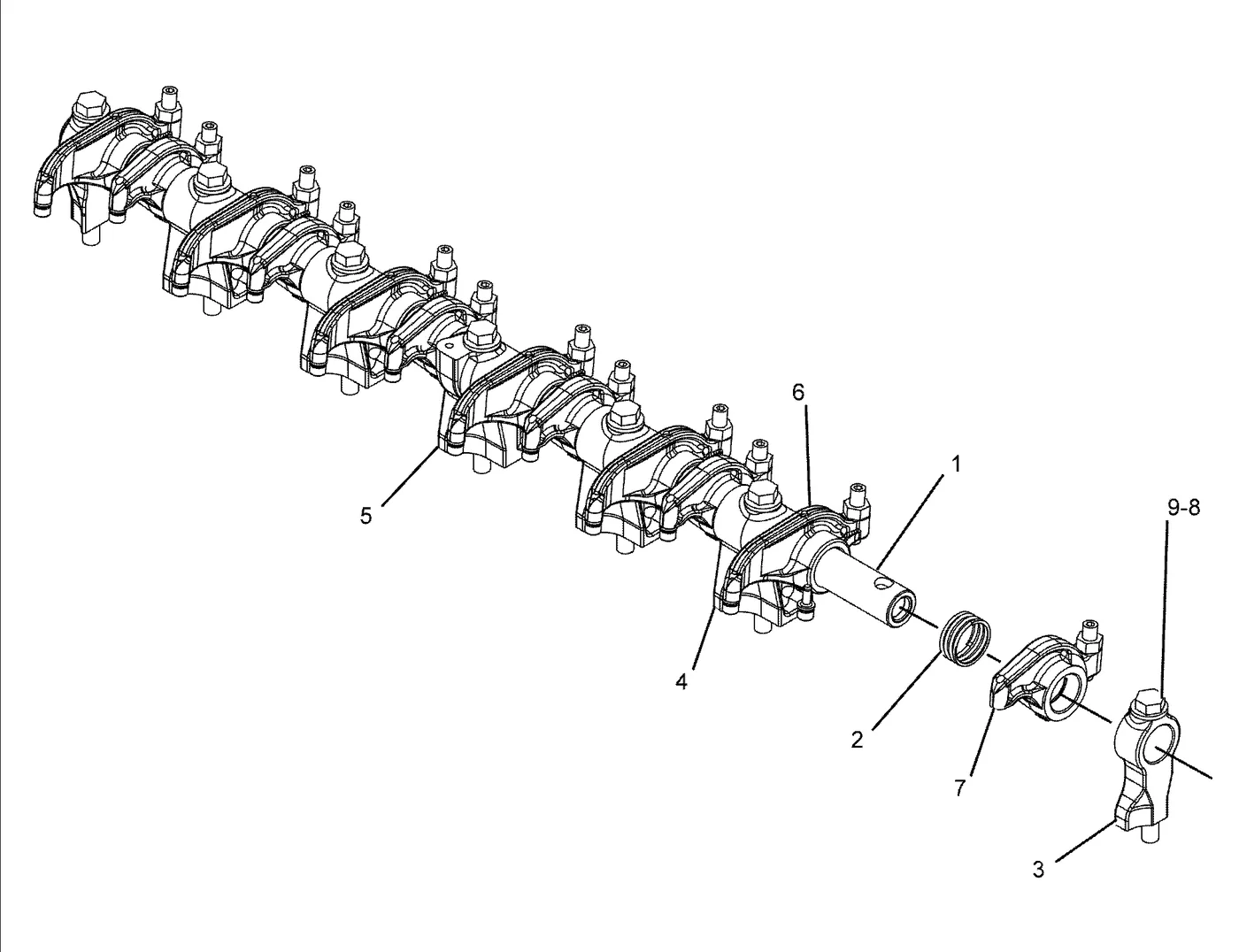 C9 · BASIC ENGINE · 242-0447 CAT parts diagram