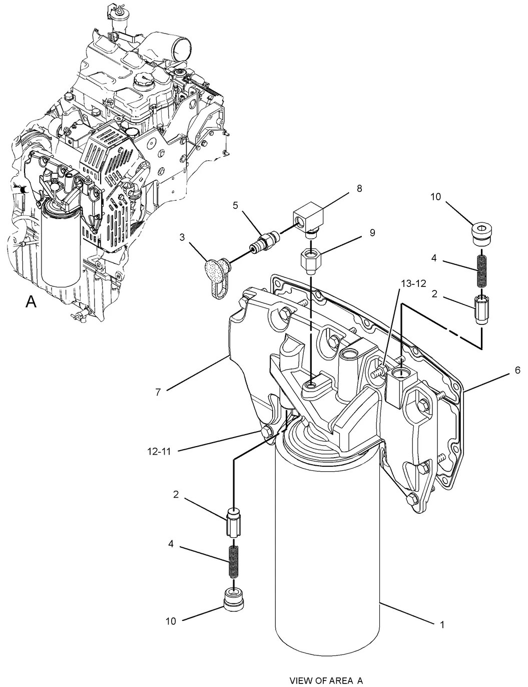 C9 · LUBRICATION SYSTEM · 220-1998 CAT parts diagram