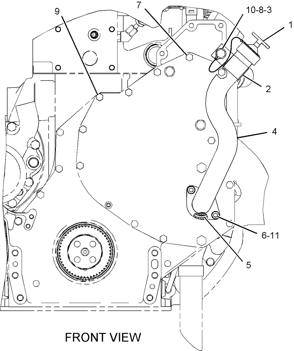 C9 · LUBRICATION SYSTEM · 250-1890 CAT parts diagram