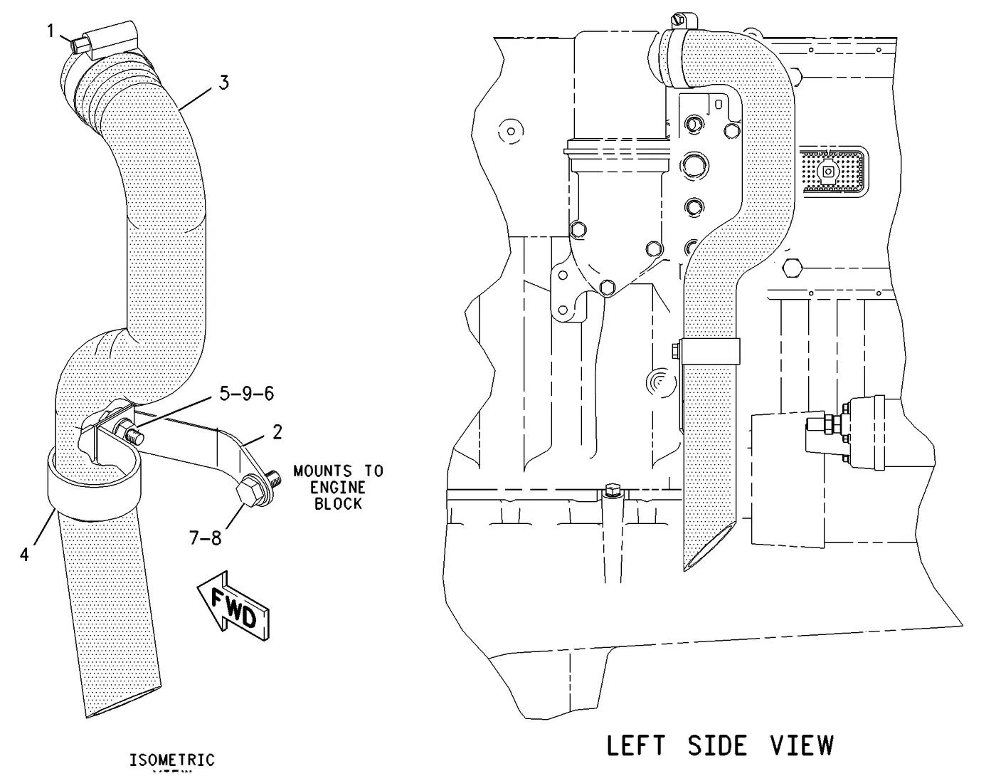 C9 · LUBRICATION SYSTEM · 187-3077 CAT parts diagram