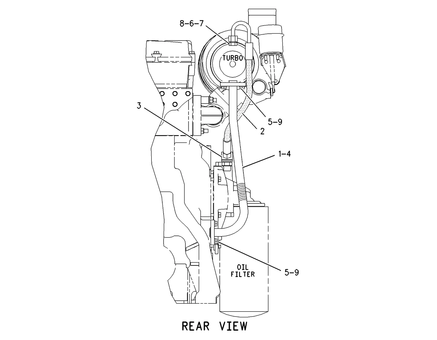 C9 · LUBRICATION SYSTEM · 221-5421 CAT parts diagram