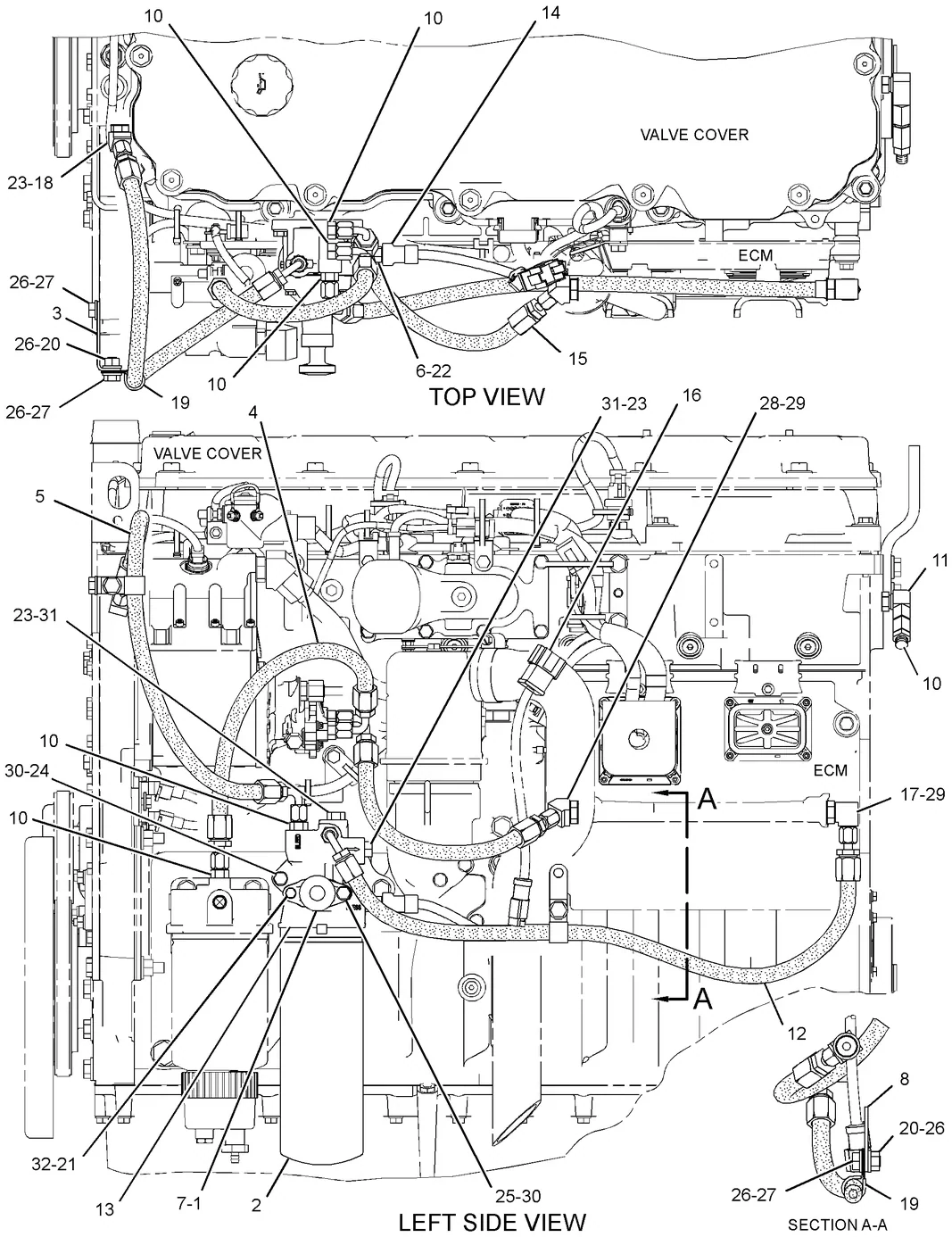 C9 · FUEL SYSTEM · 263-2182 CAT parts diagram