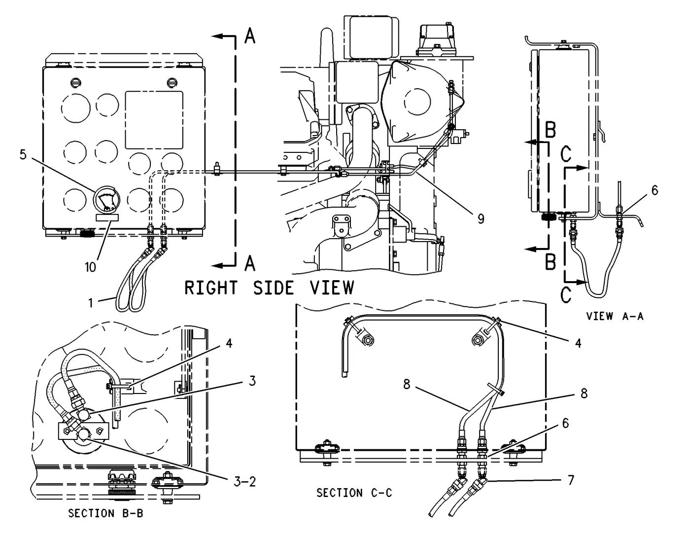 G3508 · LUBRICATION SYSTEM · 130-8164 CAT parts diagram
