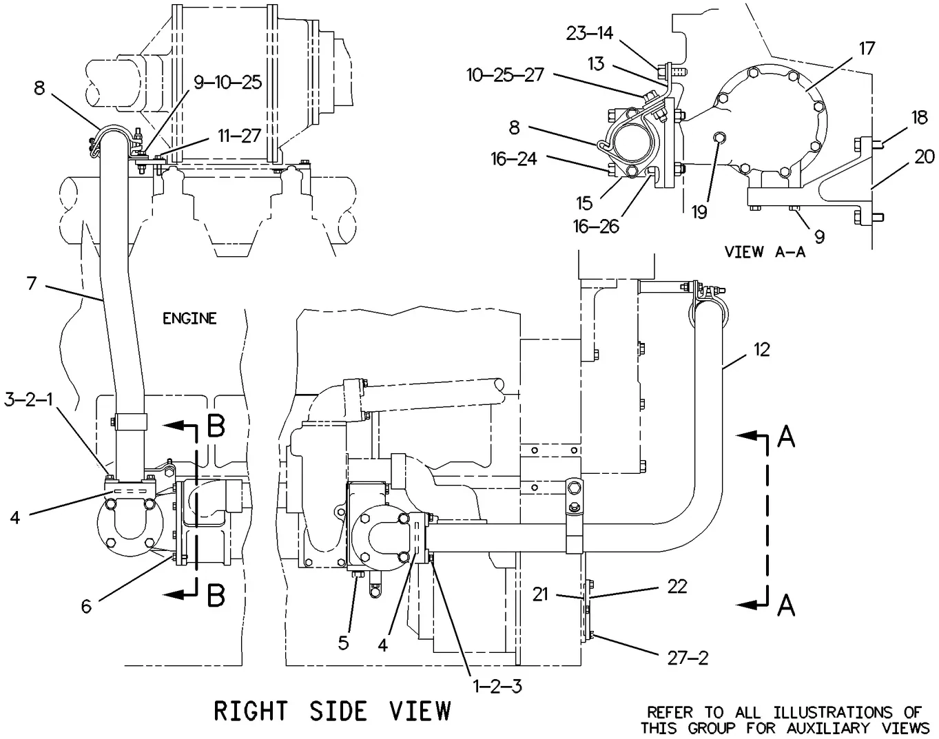 G3508 · COOLING SYSTEM · 090-3000 CAT parts diagram