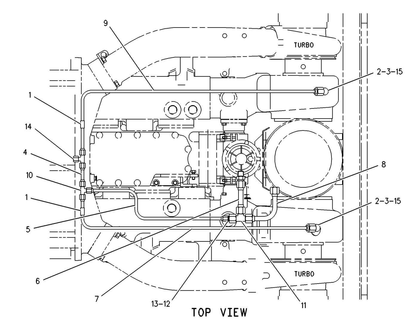 G3508 · AIR INLET AND EXHAUST SYSTEM · 116-9850 CAT parts diagram