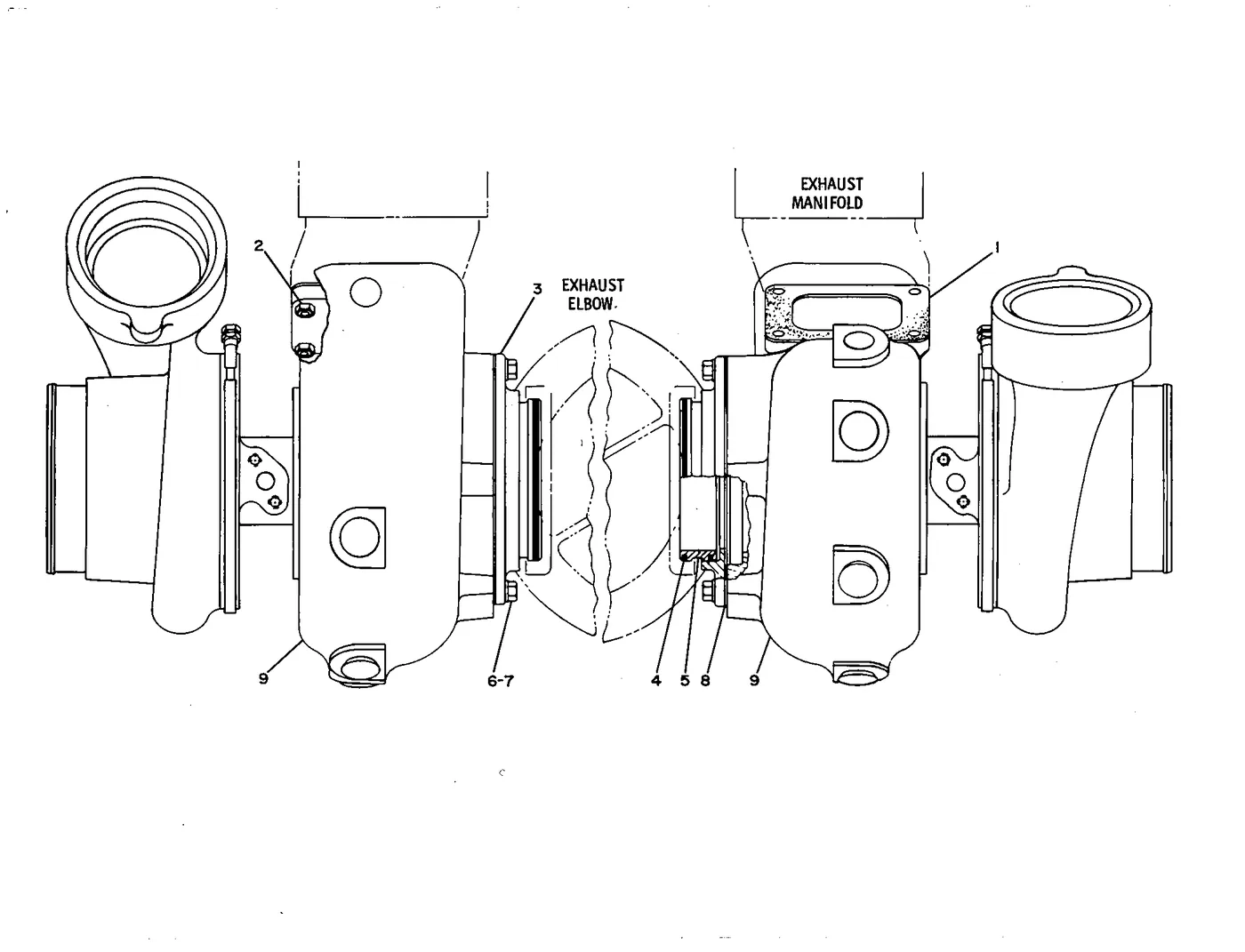 G3508 · AIR INLET AND EXHAUST SYSTEM · 121-5736 CAT parts diagram