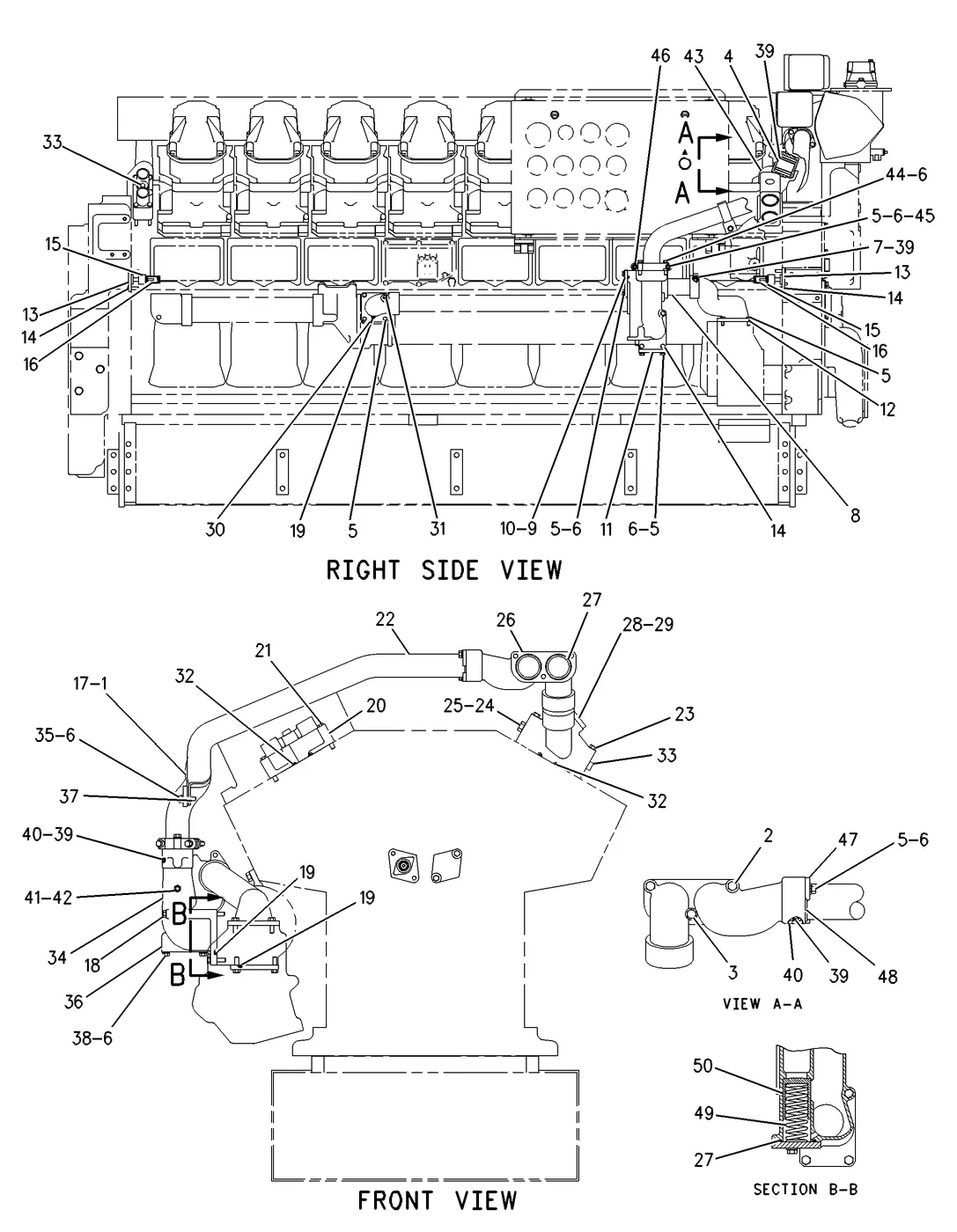 G3508 · ENGINE ARRANGEMENT · 134-3749 CAT parts diagram