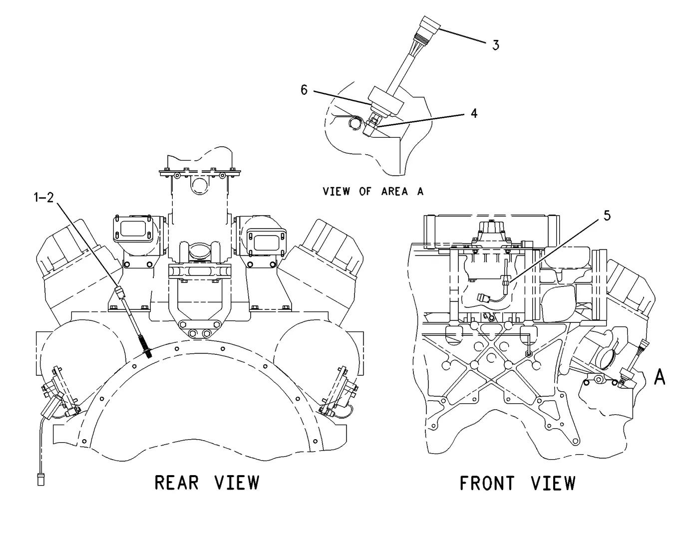 G3508 · ELECTRICAL AND STARTING SYSTEM · 154-3864 CAT parts diagram