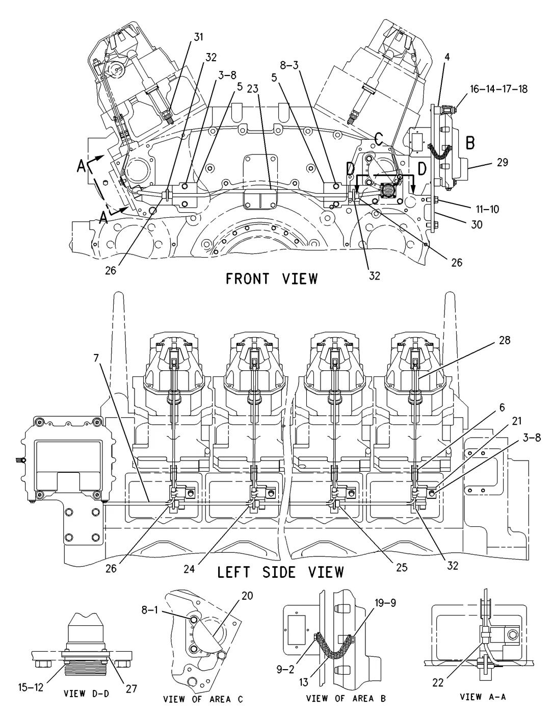 G3508 · ELECTRICAL AND STARTING SYSTEM · 147-2936 CAT parts diagram