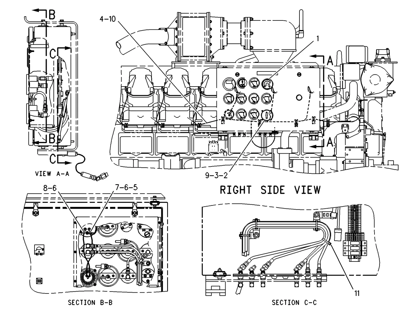 G3508 · OPERATOR STATION · 107-9022 CAT parts diagram