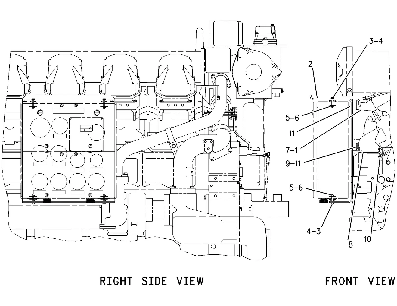 G3508 · OPERATOR STATION · 123-6323 CAT parts diagram