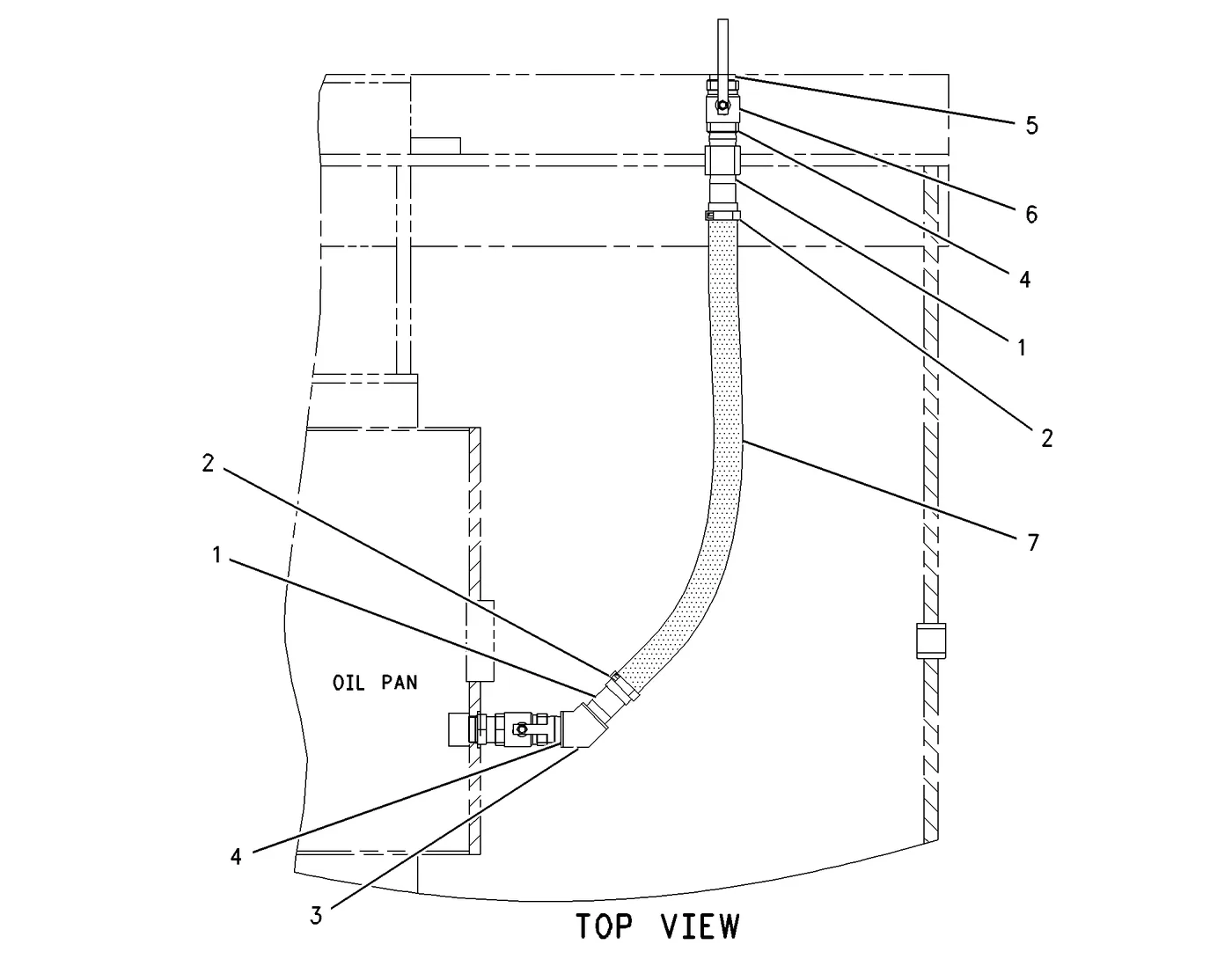 G3608 · LUBRICATION SYSTEM · 206-2594 CAT parts diagram