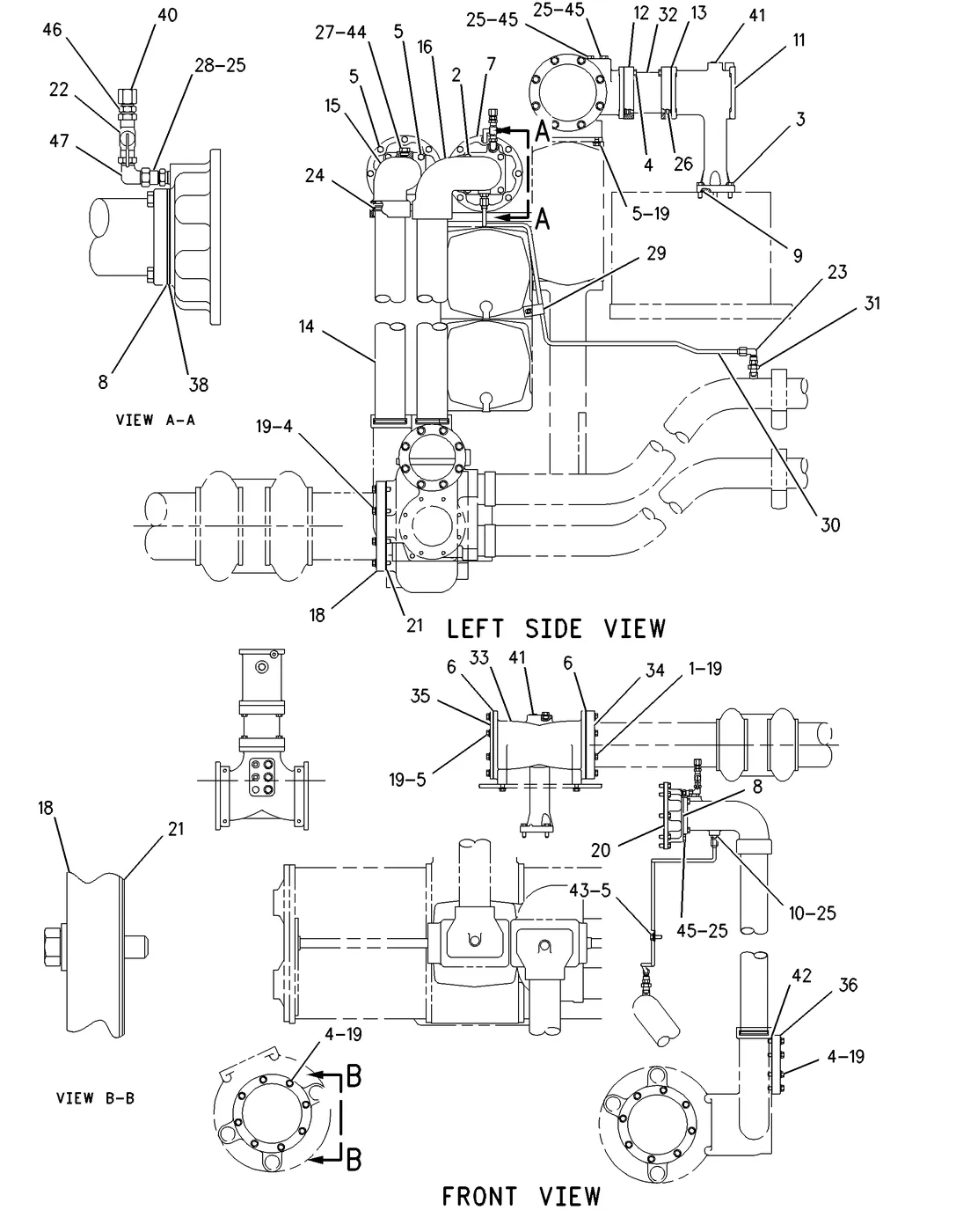 G3608 · COOLING SYSTEM · 175-2277 CAT parts diagram