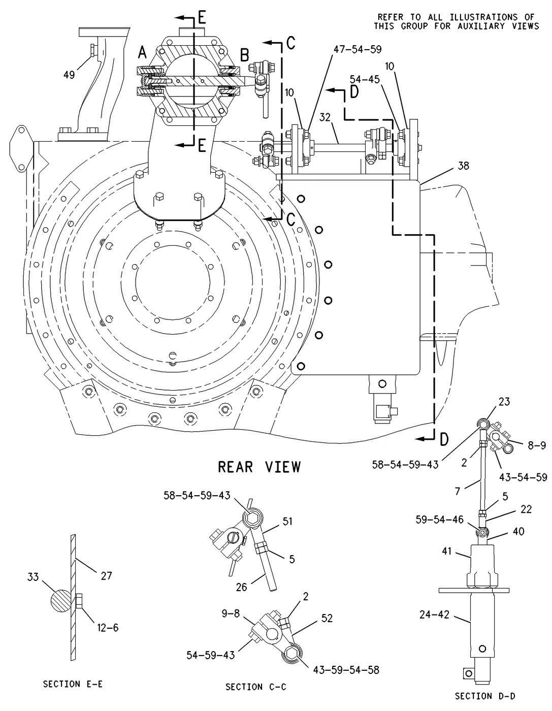 G3608 · AIR INLET AND EXHAUST SYSTEM · 219-9930 CAT parts diagram