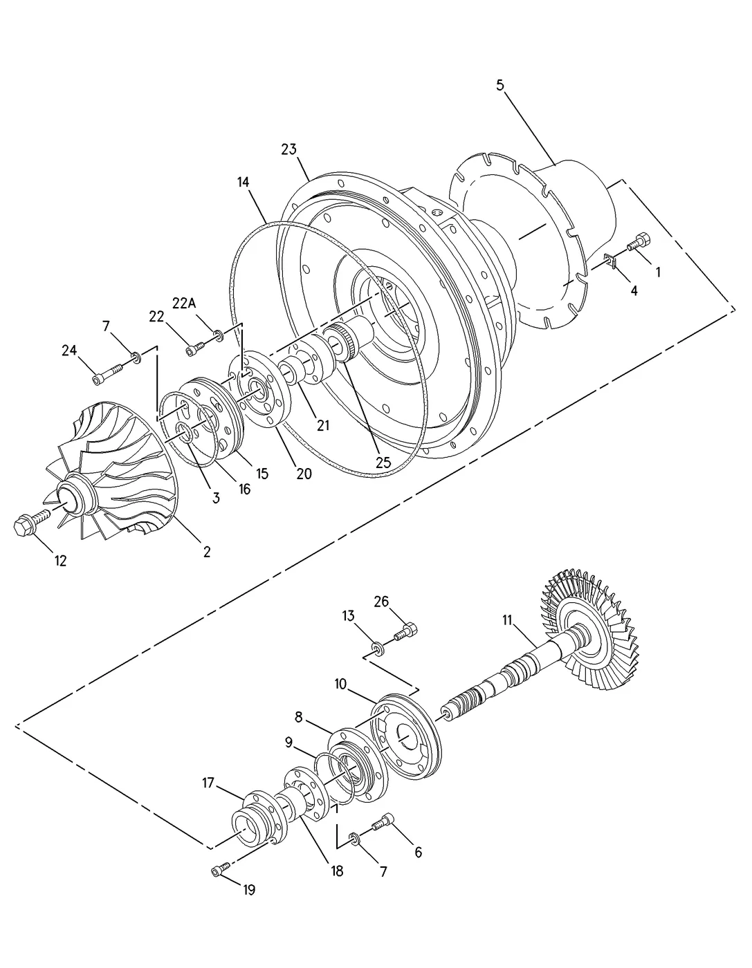 G3608 · AIR INLET AND EXHAUST SYSTEM · 116-2808 CAT parts diagram