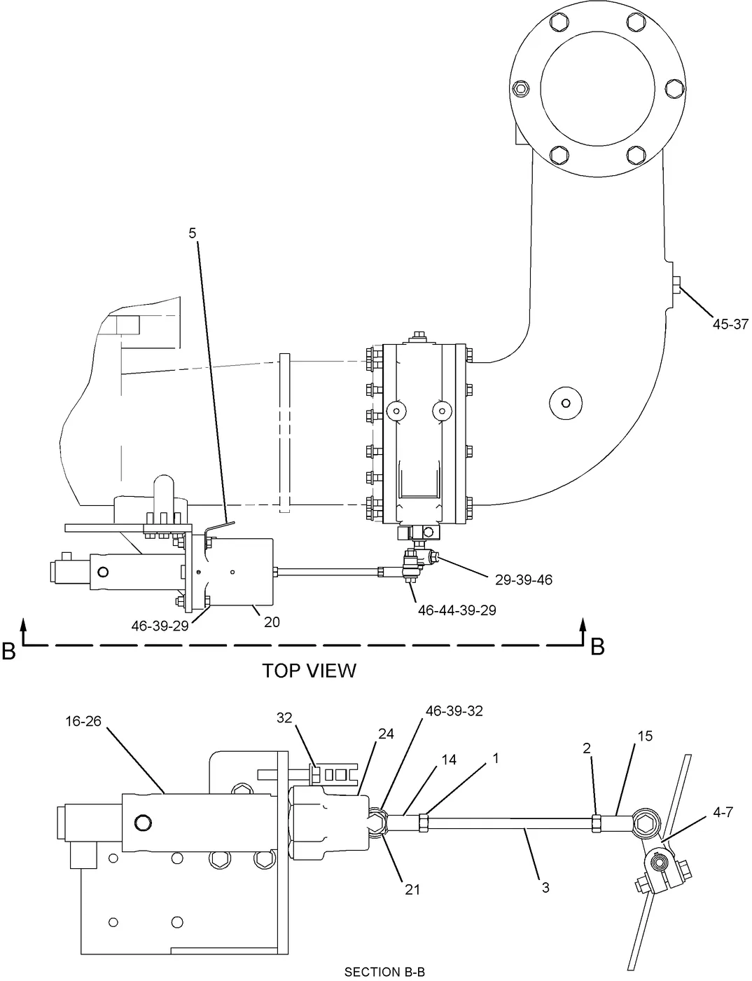 G3608 · AIR INLET AND EXHAUST SYSTEM · 213-6461 CAT parts diagram