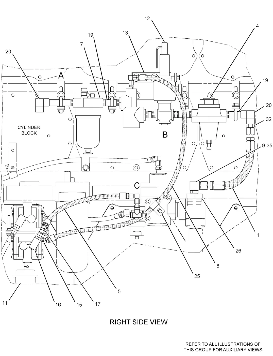 G3608 · AIR INLET AND EXHAUST SYSTEM · 219-2856 CAT parts diagram