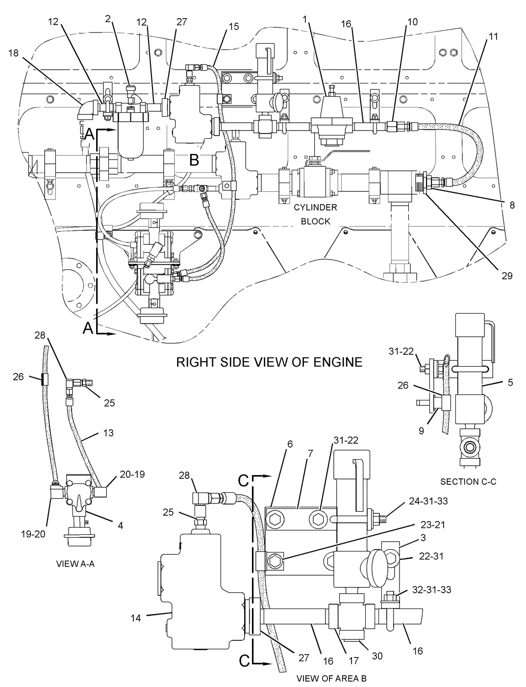G3608 · AIR INLET AND EXHAUST SYSTEM · 280-0548 CAT parts diagram