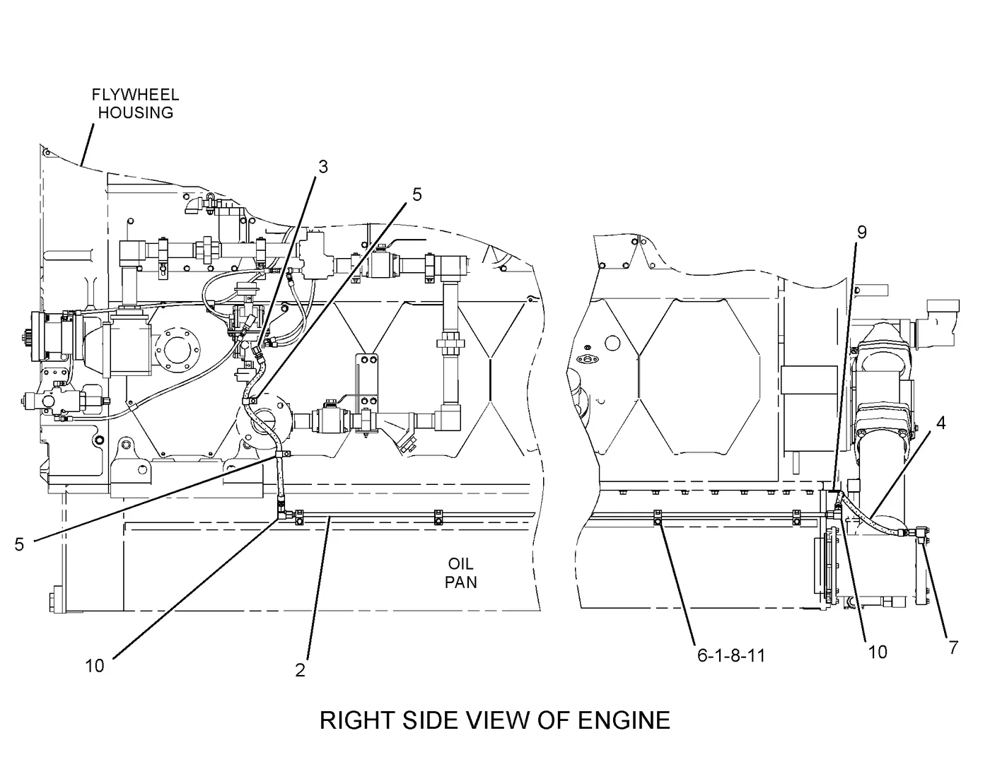 G3608 · AIR INLET AND EXHAUST SYSTEM · 281-4241 CAT parts diagram