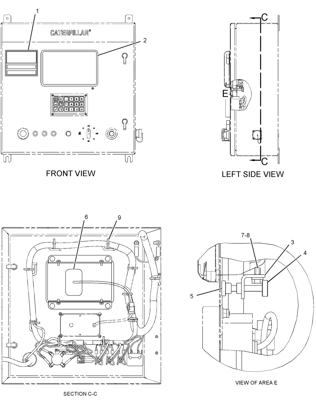 G3608 · ELECTRICAL AND STARTING SYSTEM · 266-0270 CAT parts diagram