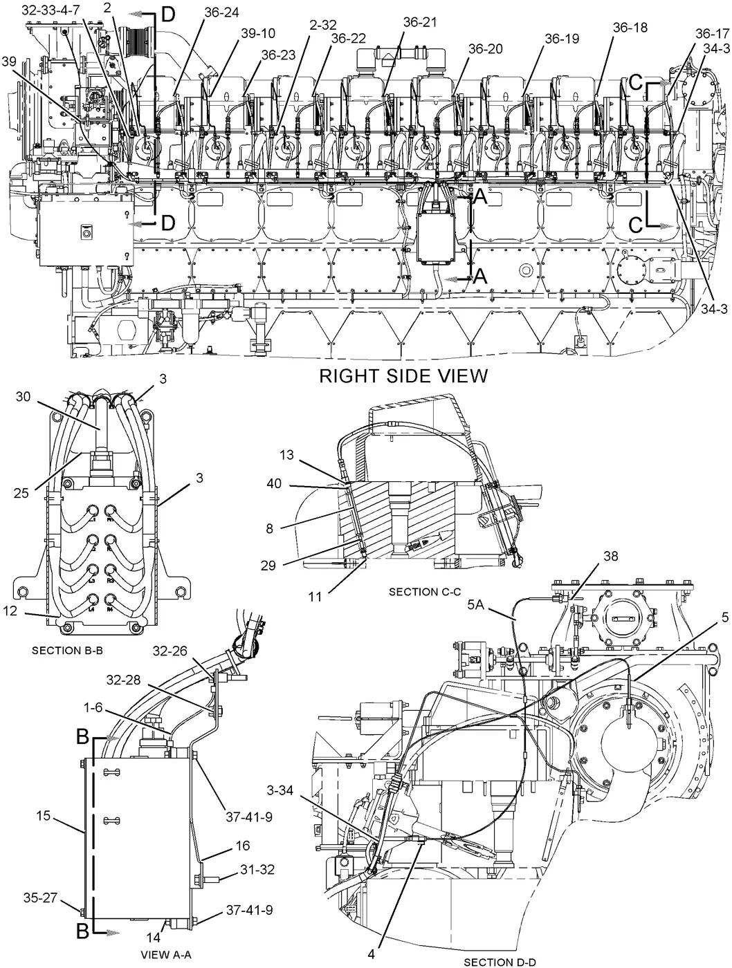 G3608 · ELECTRICAL AND STARTING SYSTEM · 219-9926 CAT parts diagram