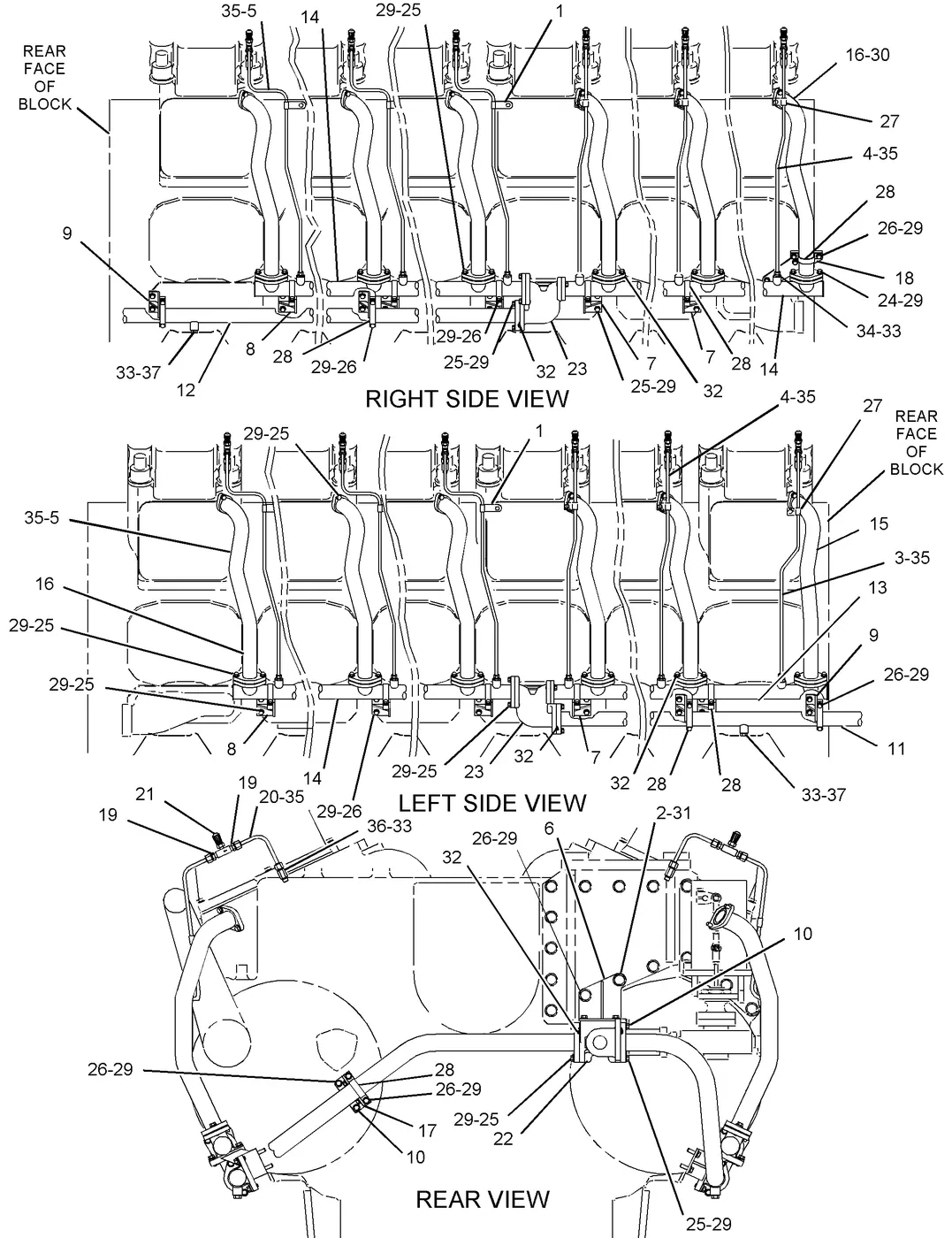 G3612 · FUEL SYSTEM · 150-5489 CAT parts diagram