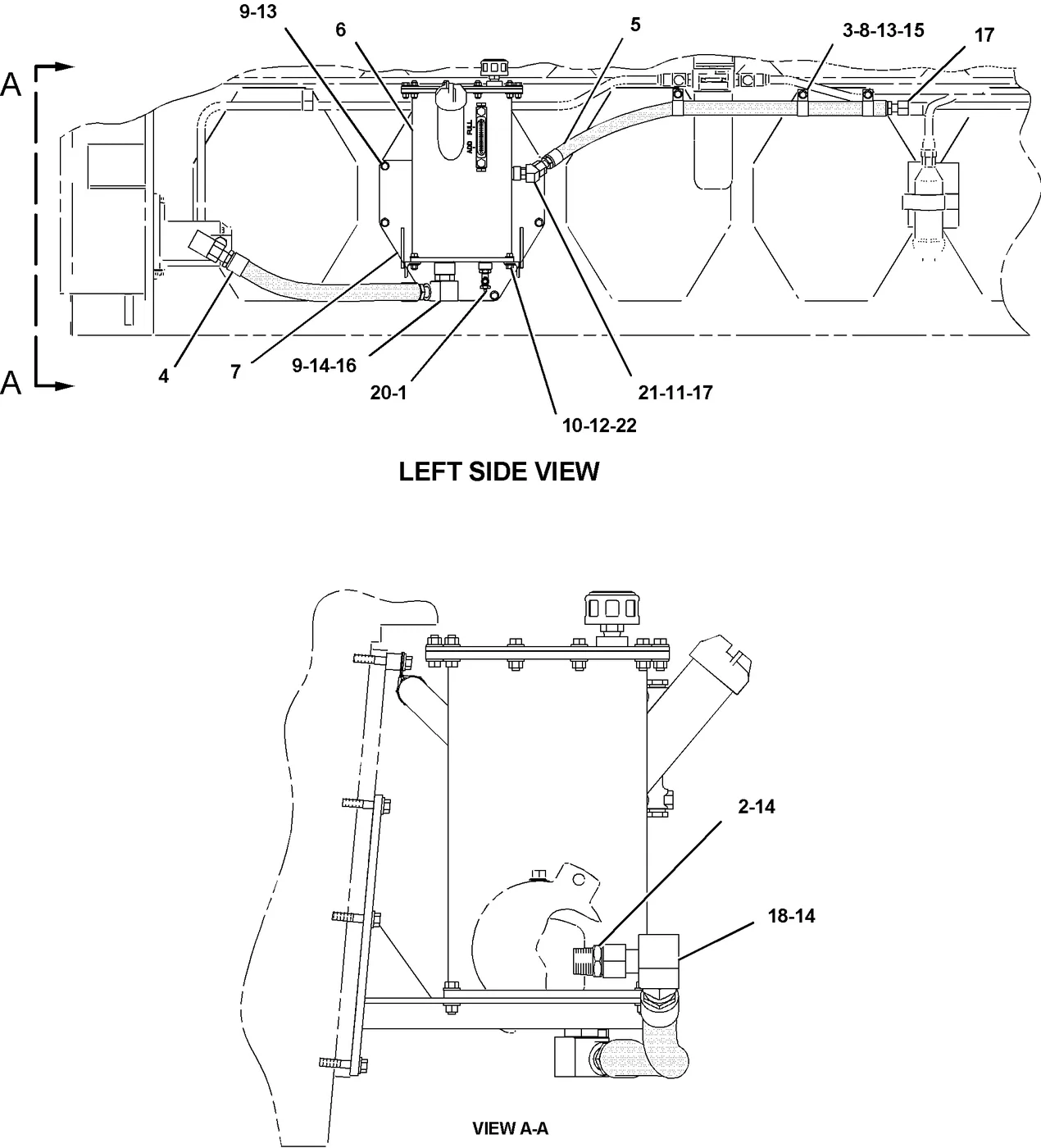 G3612 · FUEL SYSTEM · 117-3195 CAT parts diagram