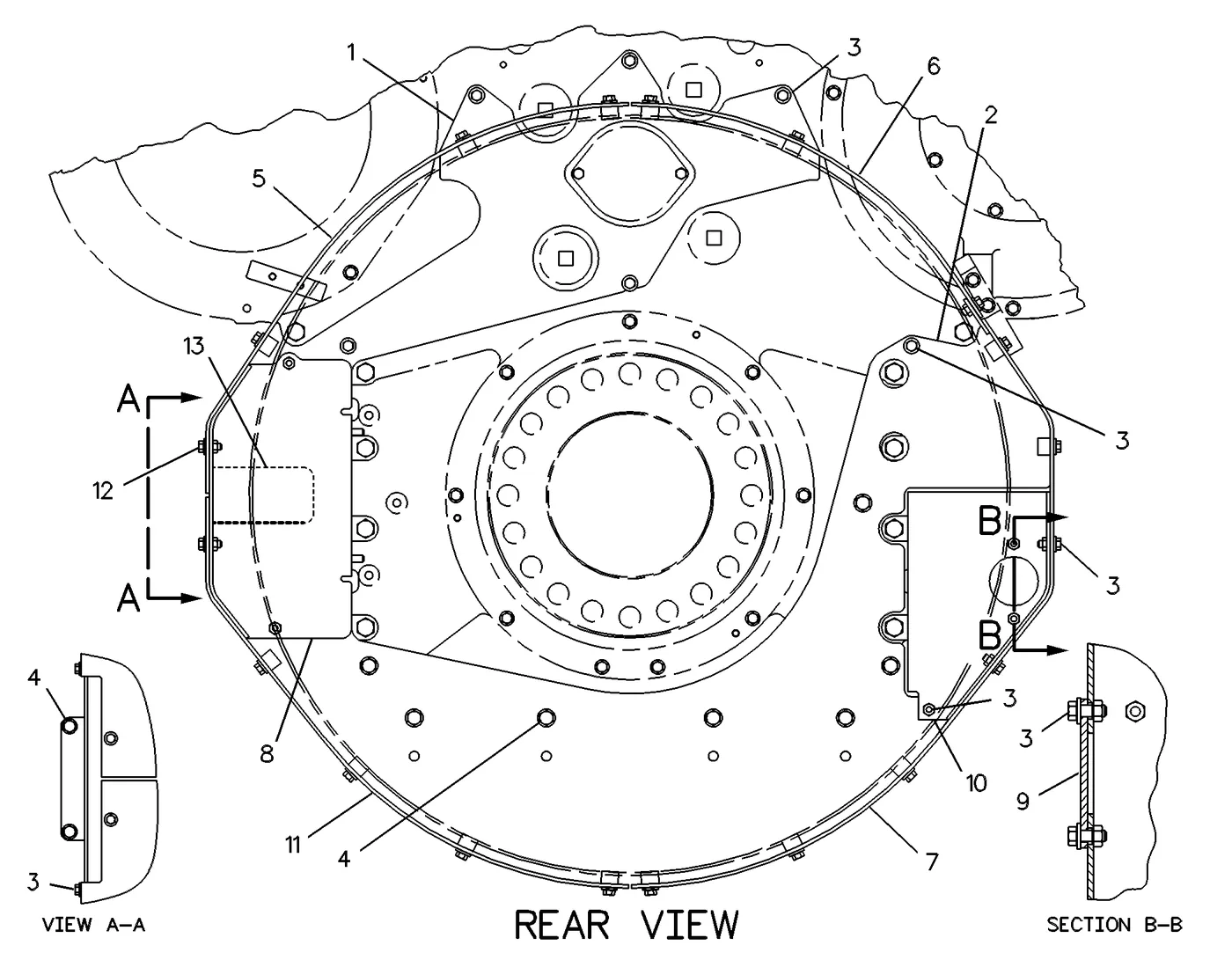 G3616 · BASIC ENGINE · 133-4671 CAT parts diagram