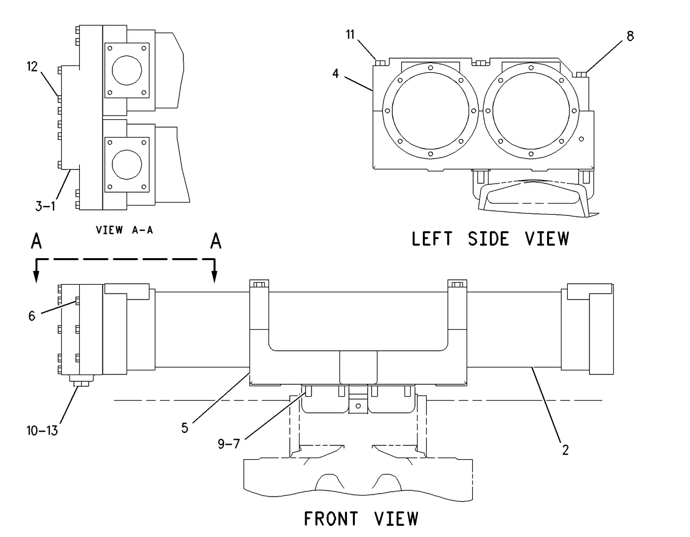 G3616 · COOLING SYSTEM · 247-3796 CAT parts diagram