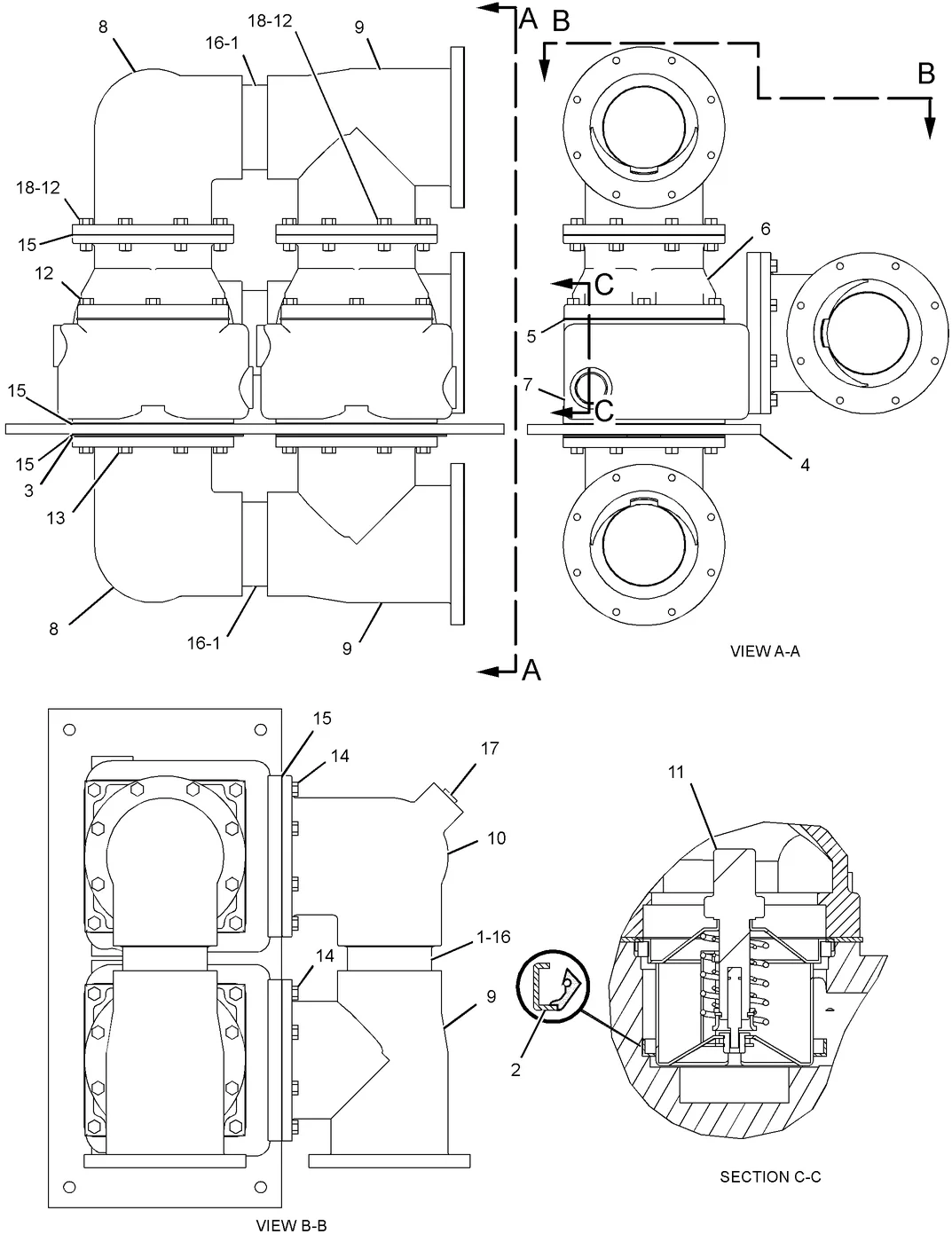 G3616 · COOLING SYSTEM · 313-3621 CAT parts diagram