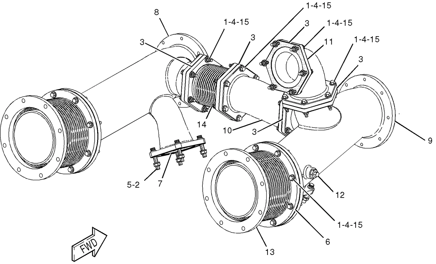 G3616 · AIR INLET AND EXHAUST SYSTEM · 131-0528 CAT parts diagram