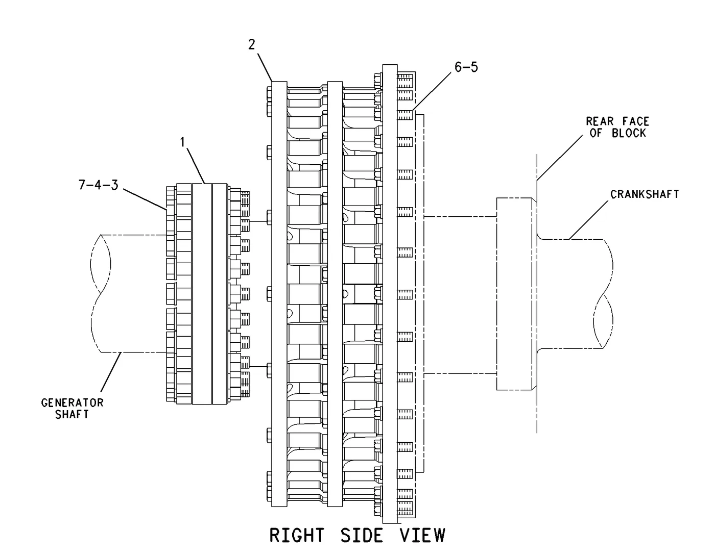 G3616 · BASIC ENGINE · 147-0076 CAT parts diagram